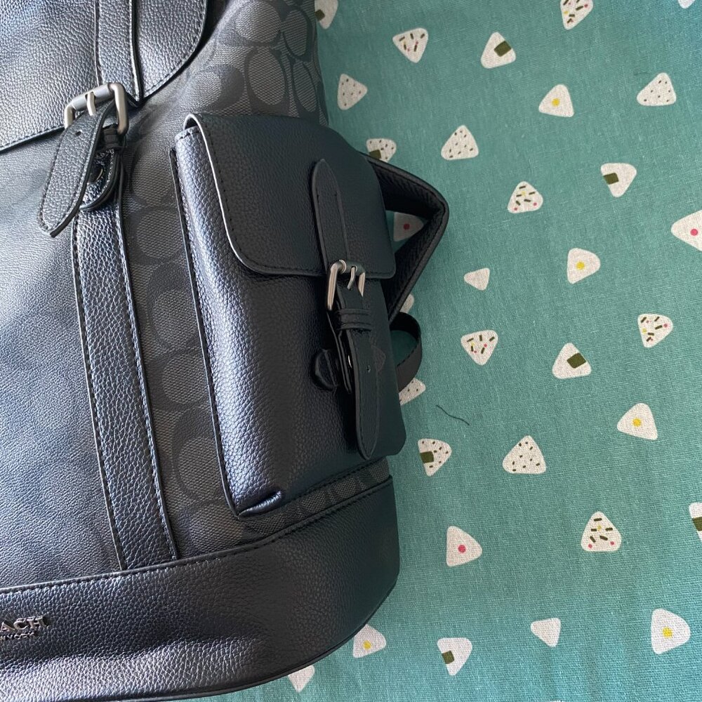 Coach Monogram Drawstring Backpack - image 7